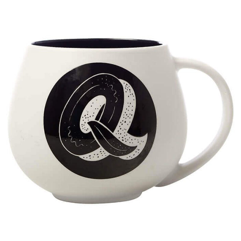 The Letterettes Snug Mug Q