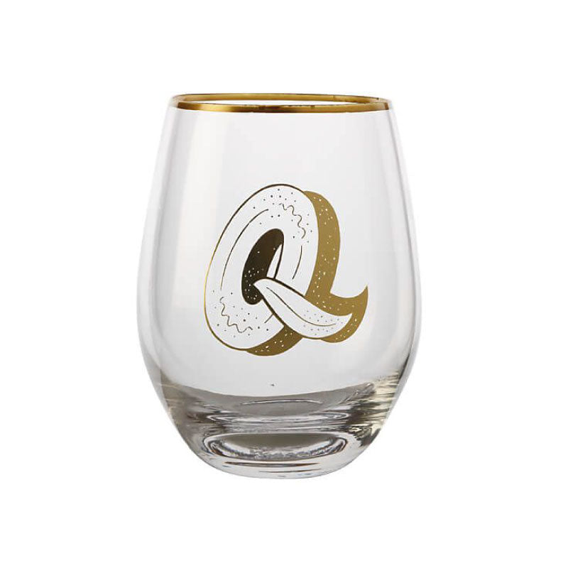 The Letterettes Stemless Glass 500ML Q
