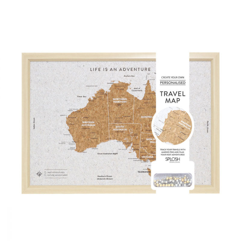 Travel Board Australia Map Small