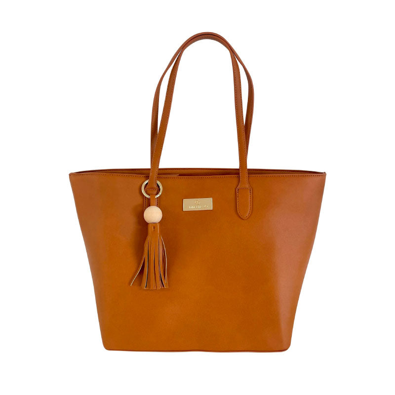 Tropicana Tote Camel