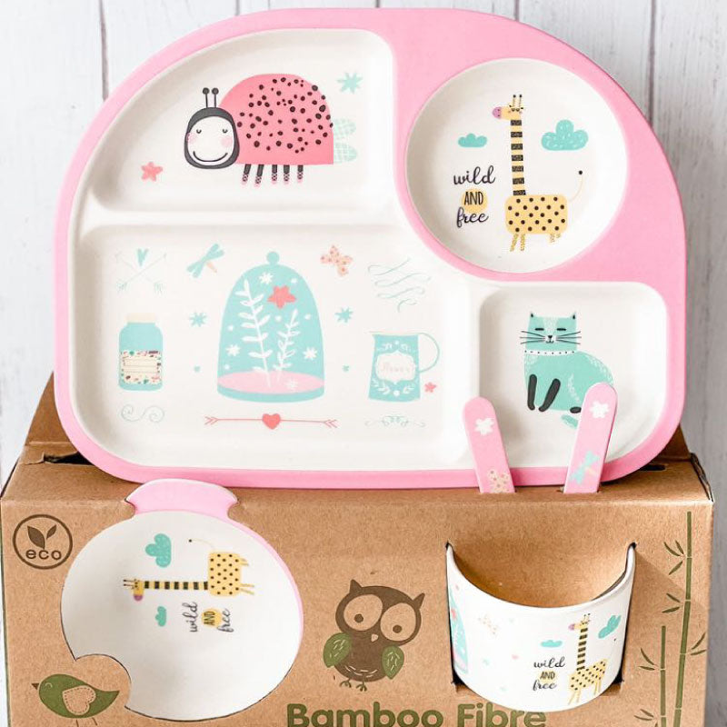 Wild Bamboo Kids Dinner Set