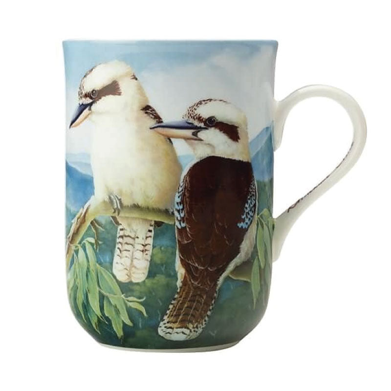 Birds of Australia KC 10yr Anniversary Mug 300ML Kookaburra Gift Boxed